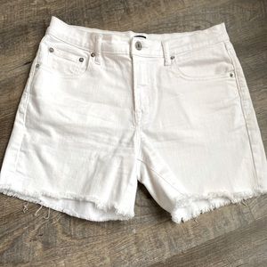 GAP White Jean Shorts